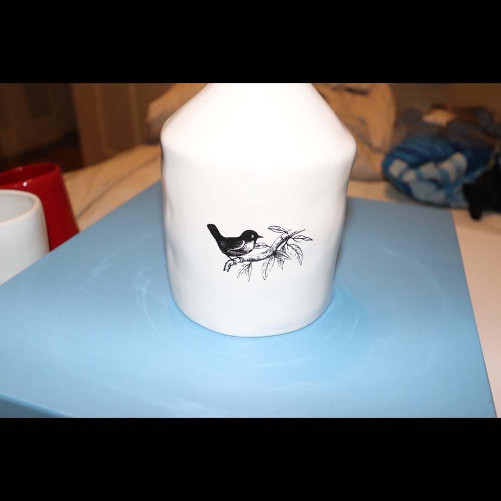 HTF Rae Dunn Tweet Round Birdhouse - Picture 6 of 7